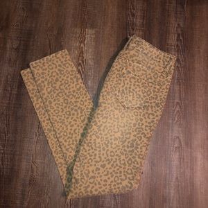 Klique B Cheetah Print Skinny Jeans